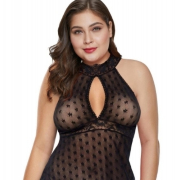 Beautiful Plus size lingerie - black - Picture 5 of 5